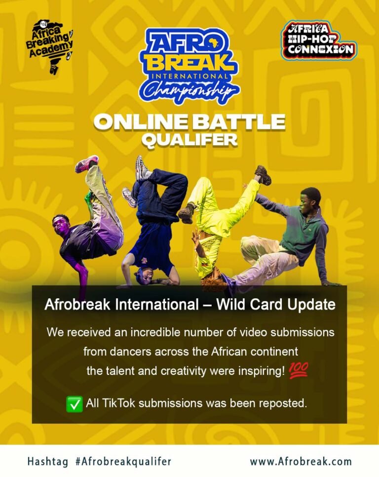 Read more about the article AFROBREAK INTERNATIONAL CHAMPIONSHIP – WILD CARD UPDATE